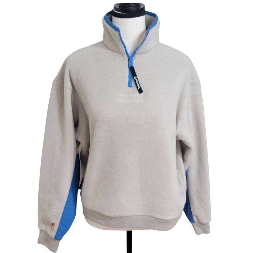 Timberland Fleece Half Zip Jacket Sweatshirt-    Size Large